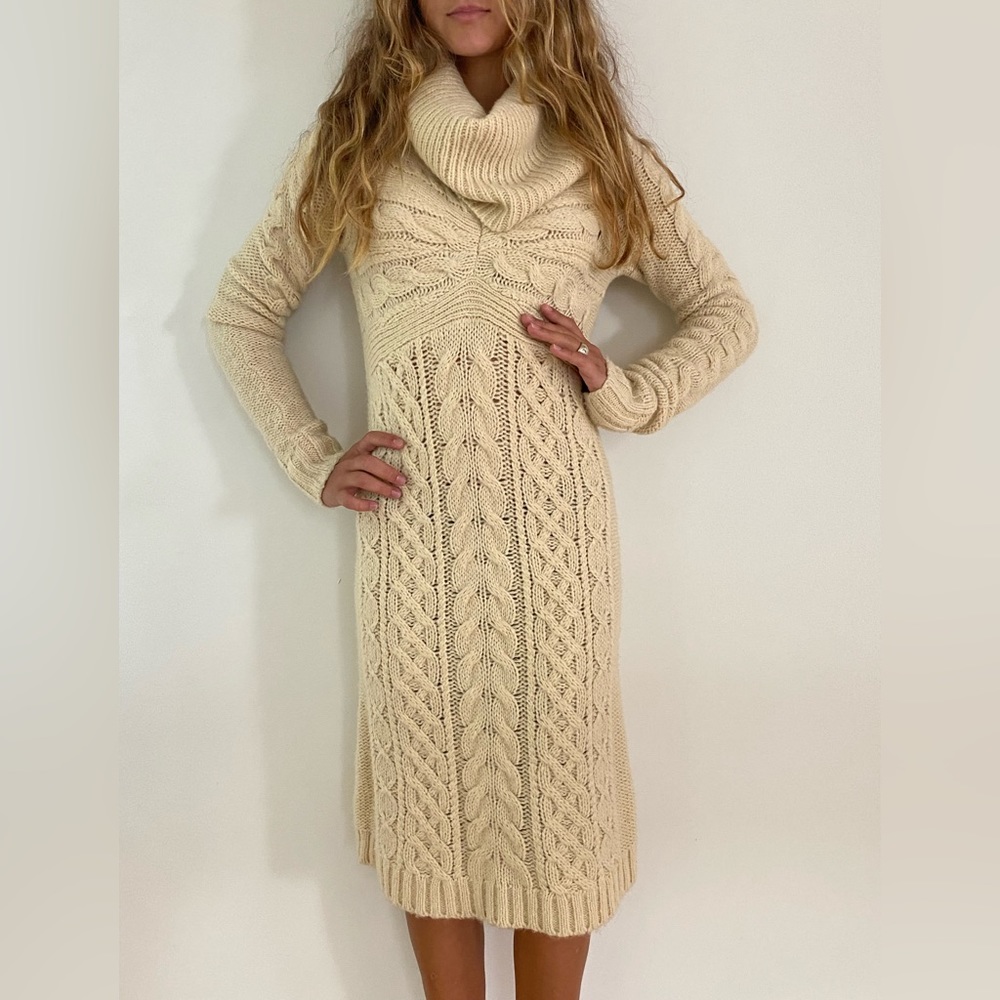 Off white warm dress